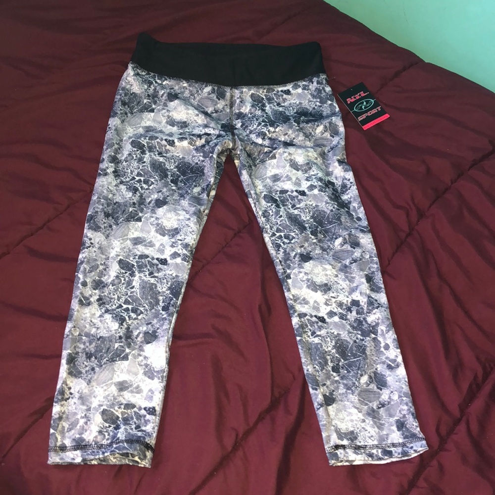 Workout Leggings Marble Design